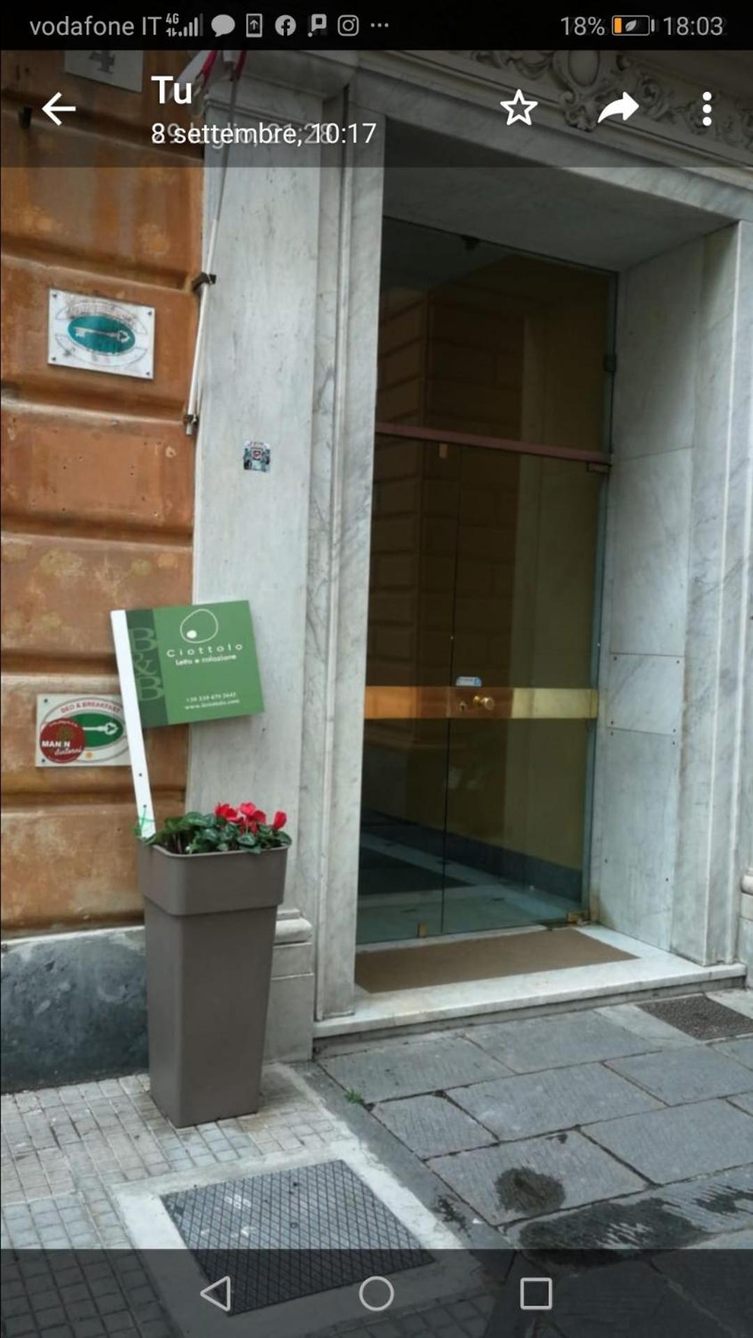Bed and Breakfast Il Ciottolo Genua Exterior foto